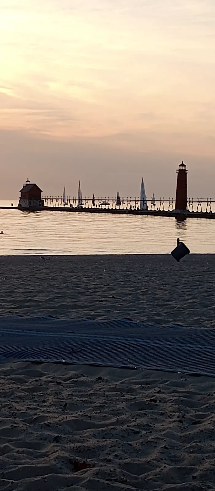Grand Haven State Park Campground Parking Lot 7