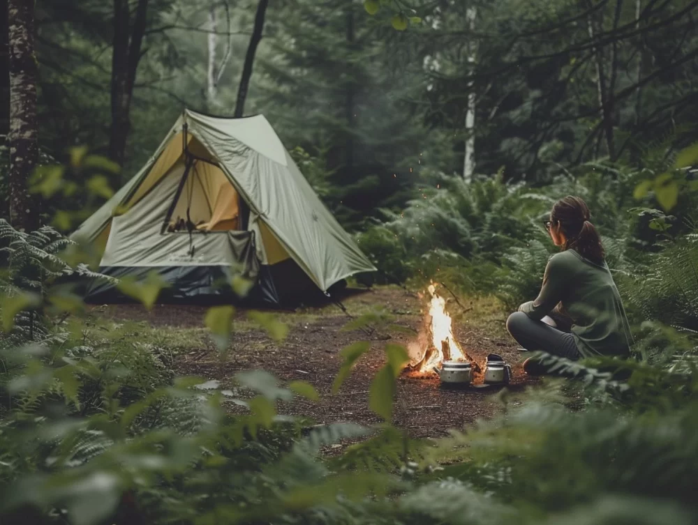 How to Camp in Comfort Without a Large Tent: Minimalist Camping Tips for a Cozy Experience