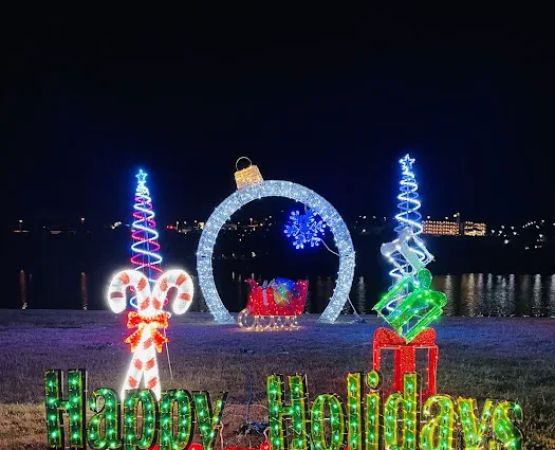 Marble Falls Walkway of Lights