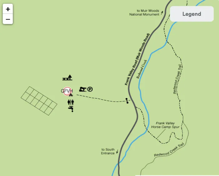 Frank Valley Horse Camp - Equestrian Group Tent Campsite - GFVH 1