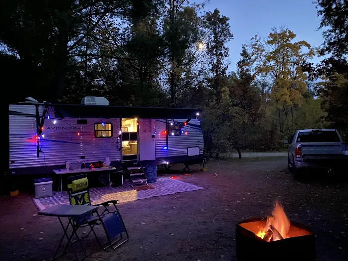 Mio Pond State Forest Campground circle camp 2