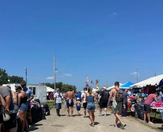 The Groves of Michigan - Rustic Camping Area and Vending Area