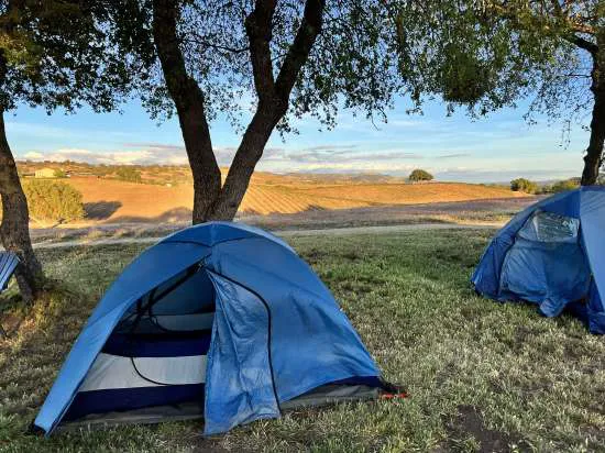 Private Vineyard and Mountain Views Campsites 3