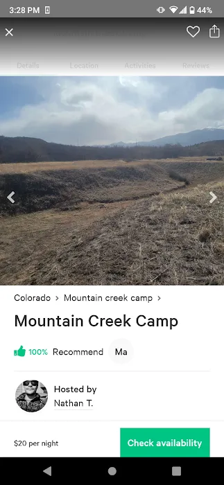 Greenhorn Mountain Creek Campsite 7