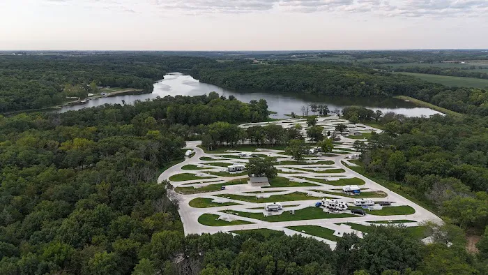 Lake Ahquabi State Park Campground 1
