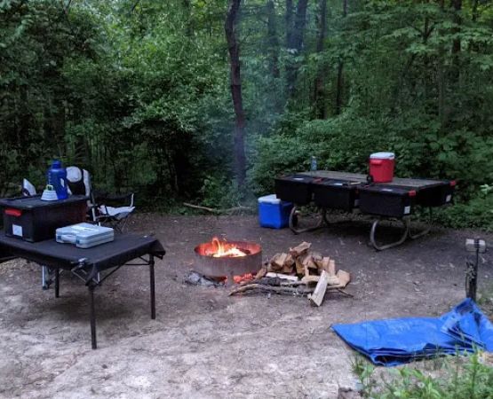 Hocking Hills Walk-in Camp Sites