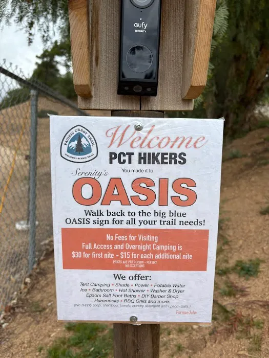 Serenity's OASIS for PCT hikers 3