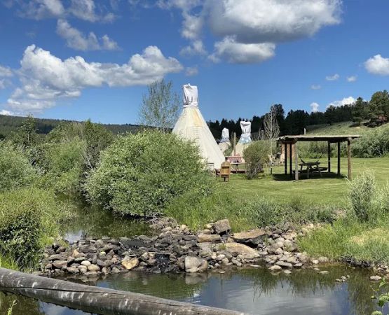 New Mexico Glamping Tipis