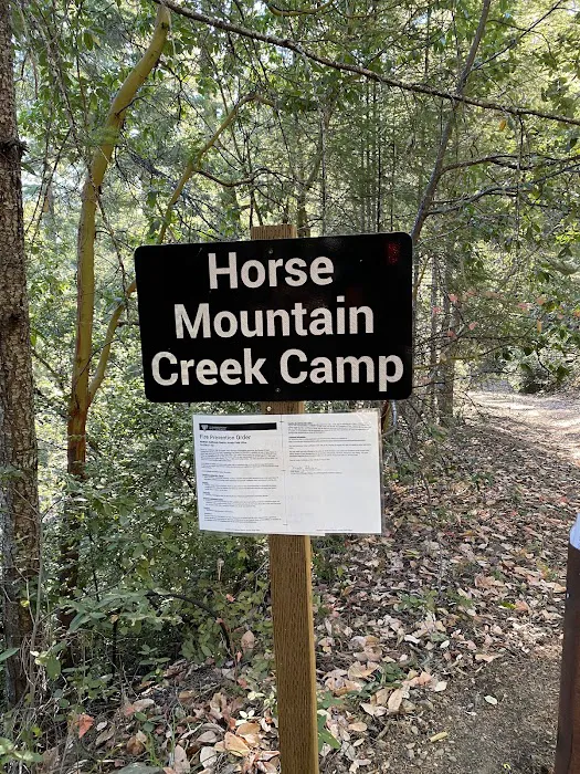 Horse Mountain Creek Camp 0