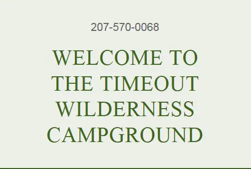 Timeout Wilderness Campground 1