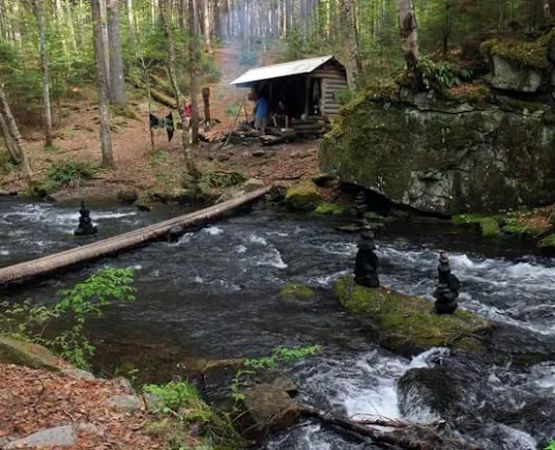 Rainbow Stream Lean-to