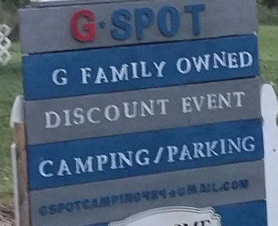 G Spot Discount Event Camping