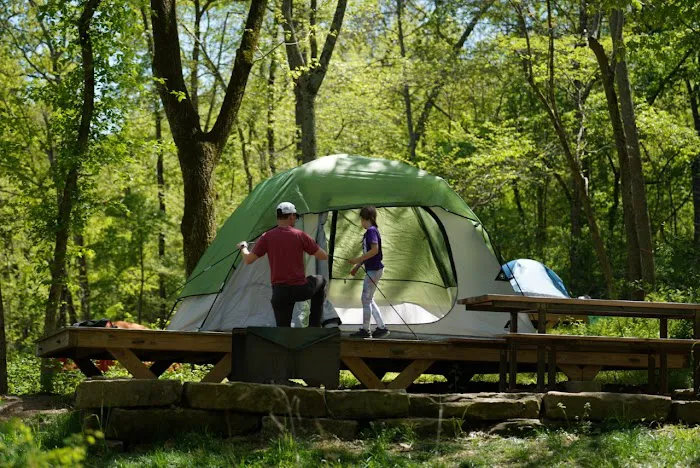 Coler Mountain Bike Preserve Campground 1