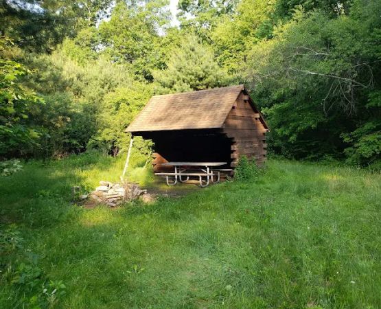 Great Lyons camping area shelter