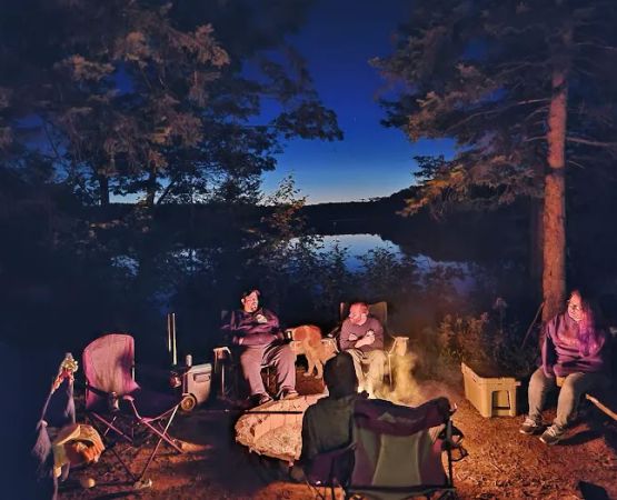 Pine River Flowage Boat Landing and Camp Sites (south end)
