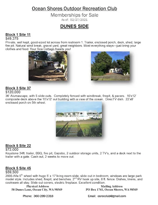 Ocean Shores Outdoor Recreation Club 5