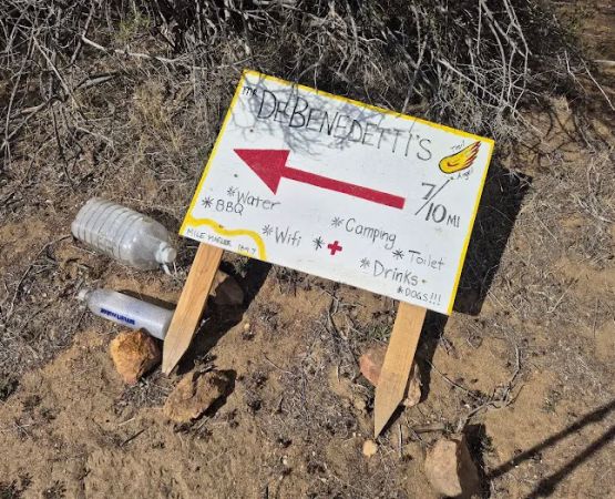 DeBenedetti's place for PCT hikers