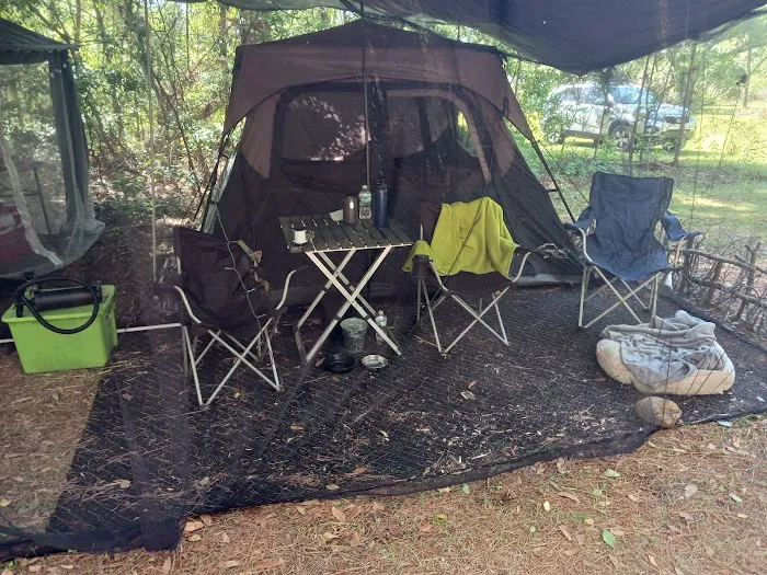 My backyard camp 1