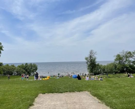 Beach at High Cliff State Park