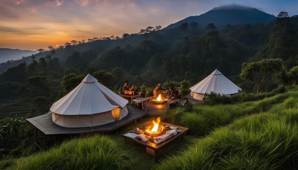 Experience Unforgettable Camping Near Mountain Peaks with Stunning Panoramic Views