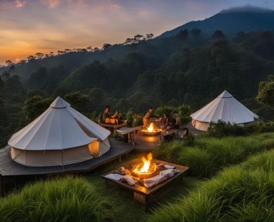Experience Unforgettable Camping Near Mountain Peaks with Stunning Panoramic Views
