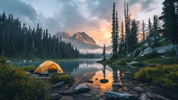 Tranquil Mountain Campgrounds Near Pristine Lakes for Perfect Nature Retreats