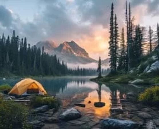 Tranquil Mountain Campgrounds Near Pristine Lakes for Perfect Nature Retreats