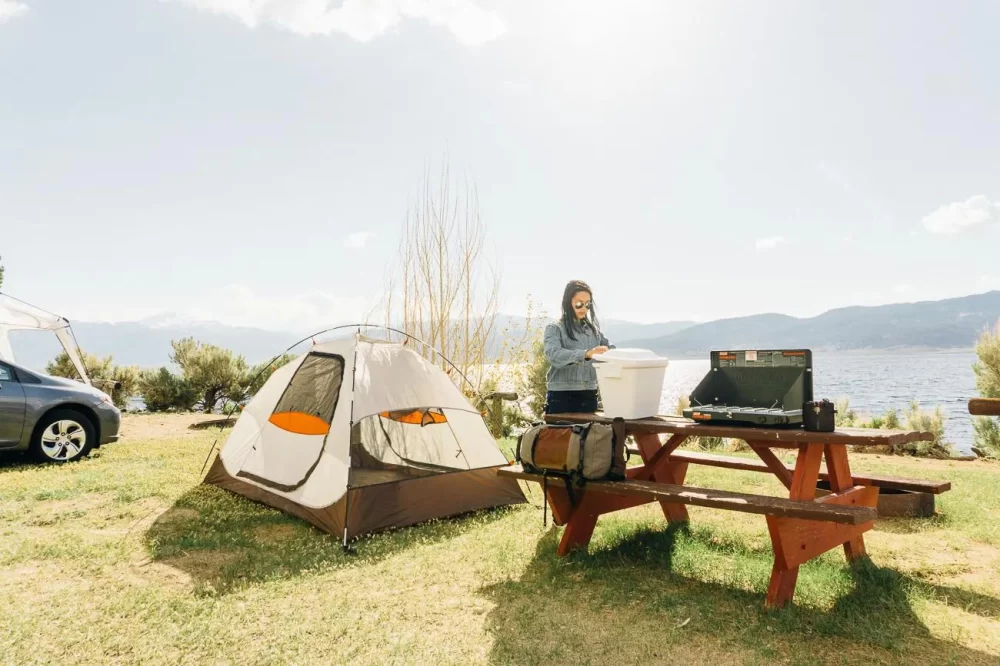 Enjoy Camping with Easy Boat Access for Water Sports Activities at Pine Cliff Resort