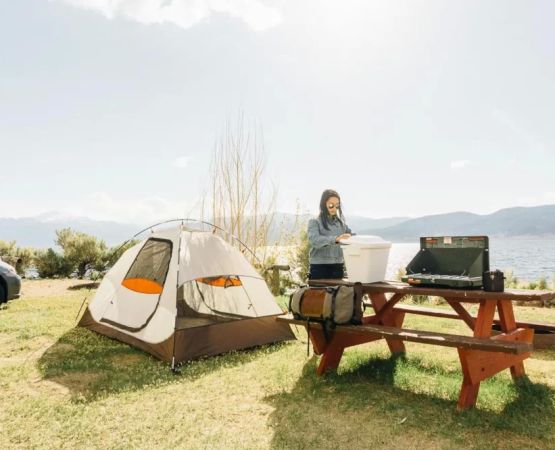 Enjoy Camping with Easy Boat Access for Water Sports Activities at Pine Cliff Resort