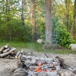 Camping at spider lake