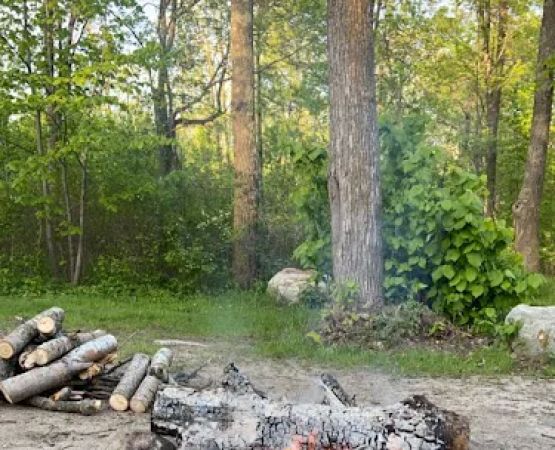 Camping at spider lake