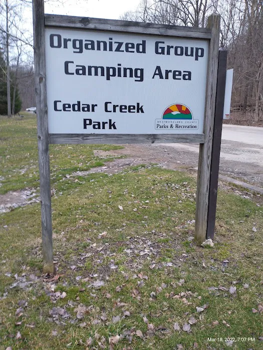 Cedar Creek Park Scout Camping Area 1