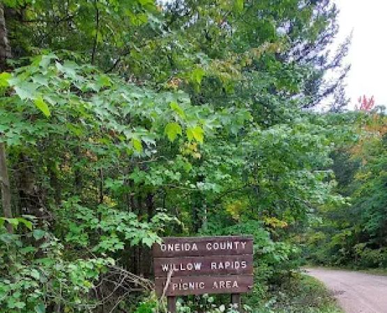 Oneida County picnic area and camping