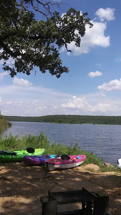 Screen Shelter Camping Area - Lake Mineral Wells State Park 5