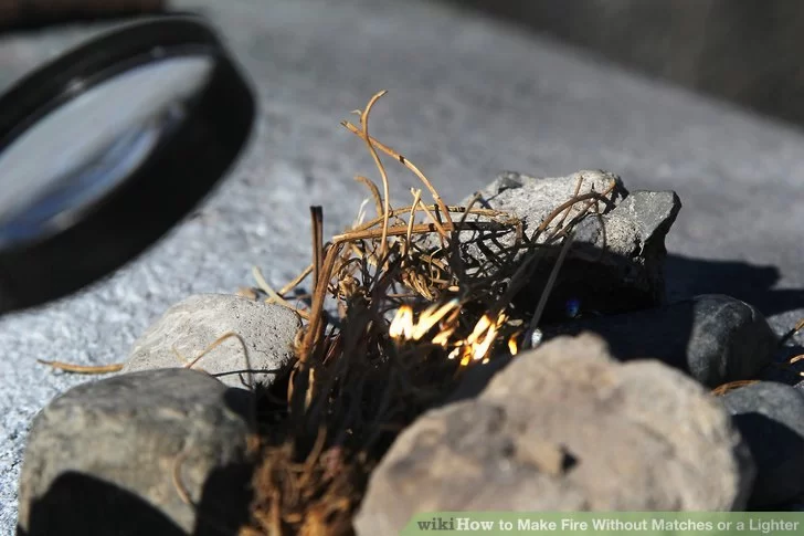 How to Build a Fire Without Matches or Lighter