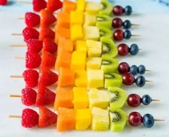 The Best Campfire Dessert Skewers with Fruit and Chocolate