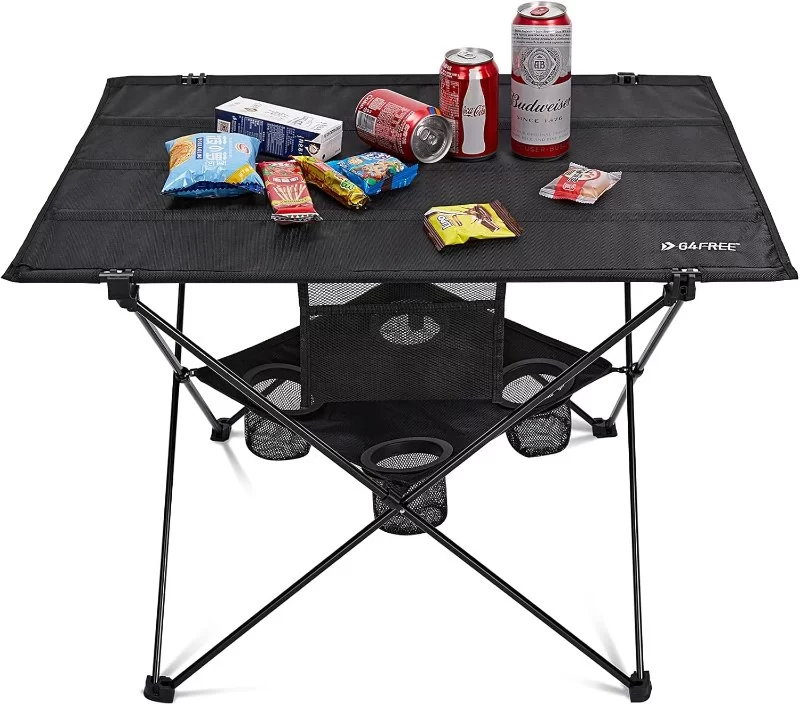 Finding the Best Portable Camping Tables with Built-in Cup Holders