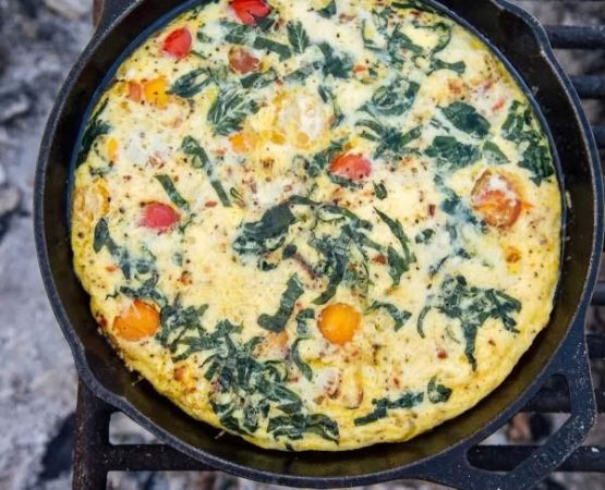The Best Campfire Breakfast Skillets with Eggs and Vegetables