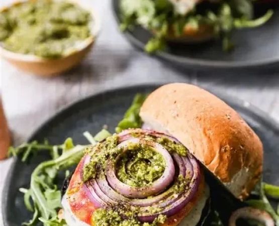 The Best Campfire Vegetarian Burgers with Portobello Mushrooms