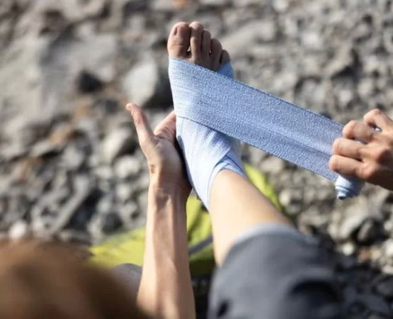 How to Deal with Minor Sprains and Bruises While Camping