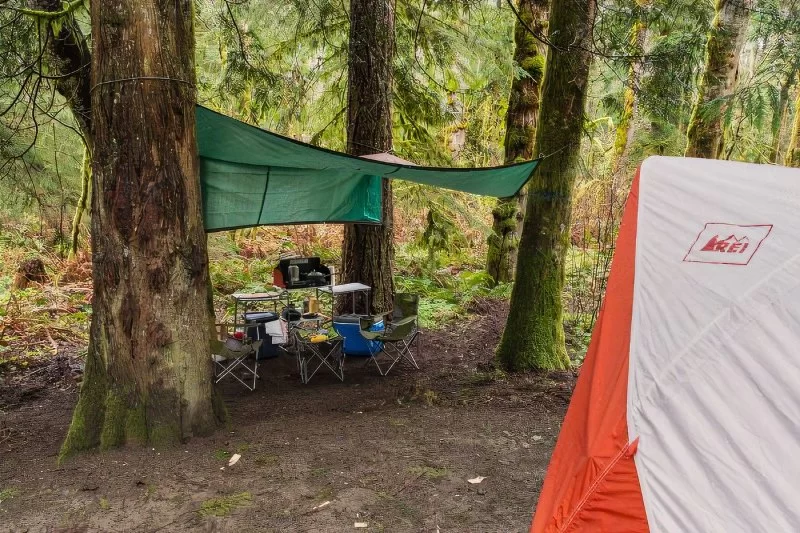 How to Camp in Rainy States Like Washington and Oregon