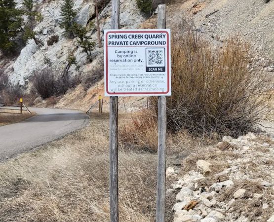 Spring Creek Quarry Campground