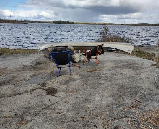 Quadga Lake east camp site