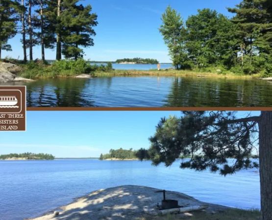 HB East Three Sisters Island K44 Houseboat Campsite