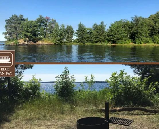 HB Blue Fin Bay K38 Houseboat Campsite
