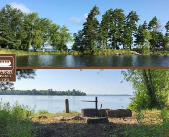 HB Cutover Island View K49 Houseboat Campsite