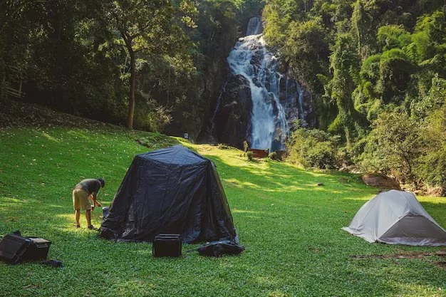 How to Camp Near Waterfalls & Rapids